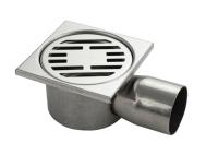 Трап нерж. 100х100 горизонтальный 00021